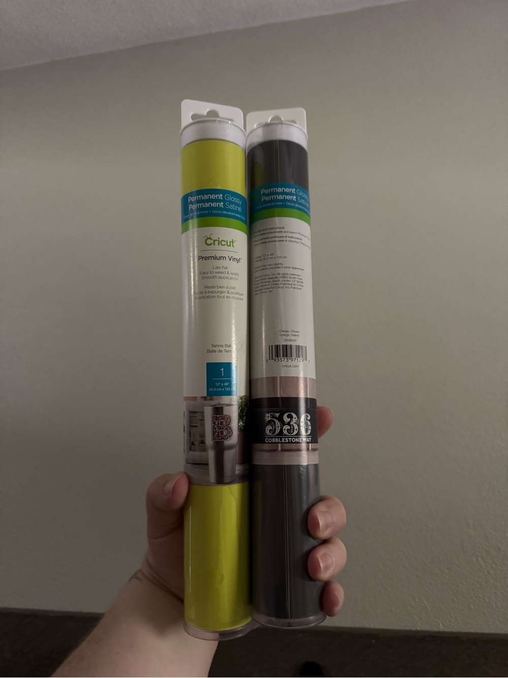 Cricut vinyl rolls